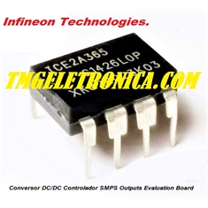 2A365 - CI ICE2A365 Conversor DC/DC OFFLINE SWITCH FLYBACK, controlador SMPS Isolated Outputs Evaluation Board Infineon Technologies - DIP 8Pin - ICE2A365 Conversor DC/DC OFFLINE SWITCH FLYBACK, controlador SMPS